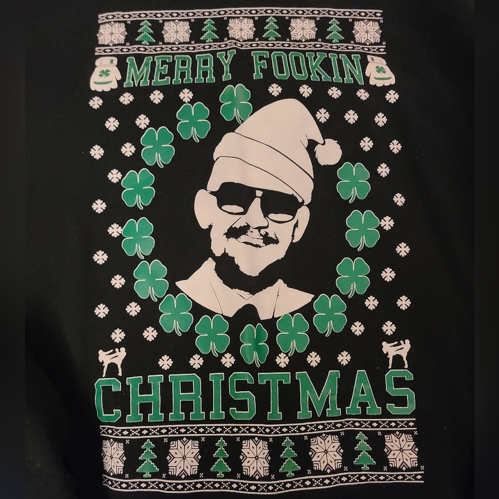 Conner McGregor Black Christmas sweatshirt